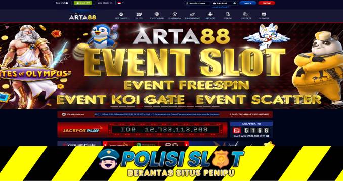 Arta88 Freebet Slot 10RB Tanpa Syarat