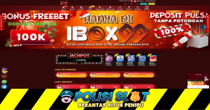 Ibox99 Freebet Slot Tanpa Deposit 2024